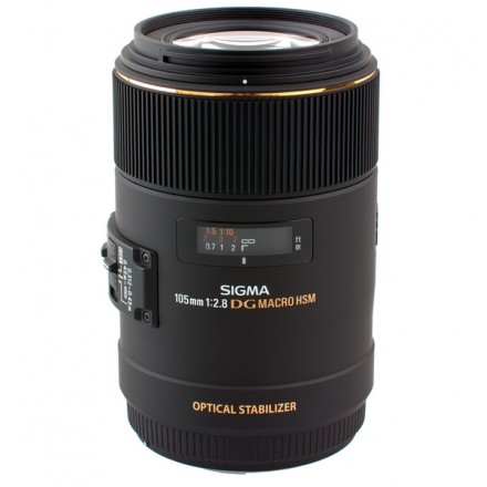 Объектив SIGMA AF 105mm f/2,8 EX DG MACRO OS HSM Canon Объектив SIGMA AF 105mm f/2,8 EX DG MACRO OS HSM Canon